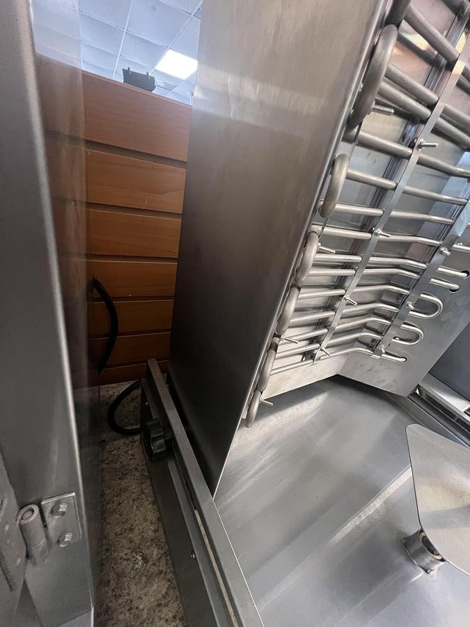 Used Commercial Electric Gyro Broiler Shawarma Machine Rotisserie Tested Working