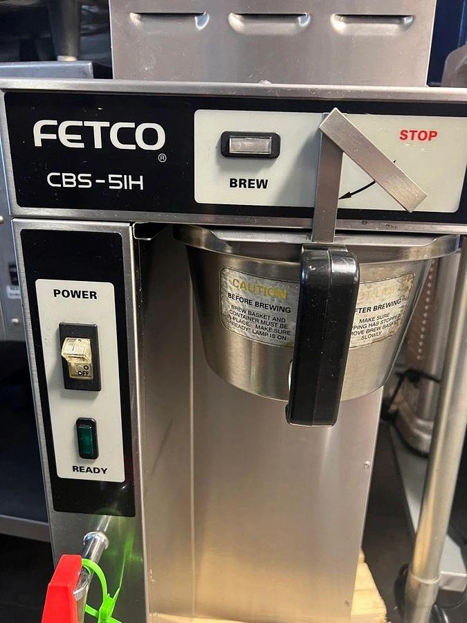 Used Fetco CBS-51H-15 C51046 Stainless Steel Single Automatic Coffee Brewer - 120/208-240VFetco CBS-51H-15 C51046 Stainless Steel Single Automatic Coffee Brewer - 120/208-240V