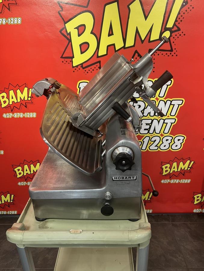 Used Hobart Commercial Manual Deli Slicer – Heavy Duty Meat & Cheese Slicer