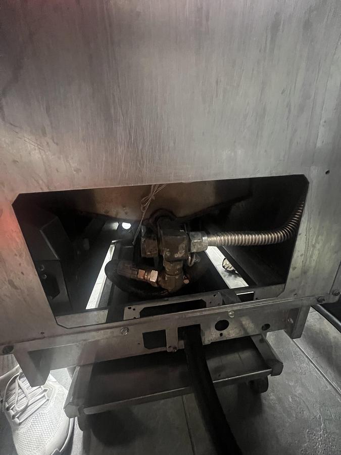 Used Pitco YR14 Commercial Gas Fryer with Giles Grease Filtration Station – Complete Frying System