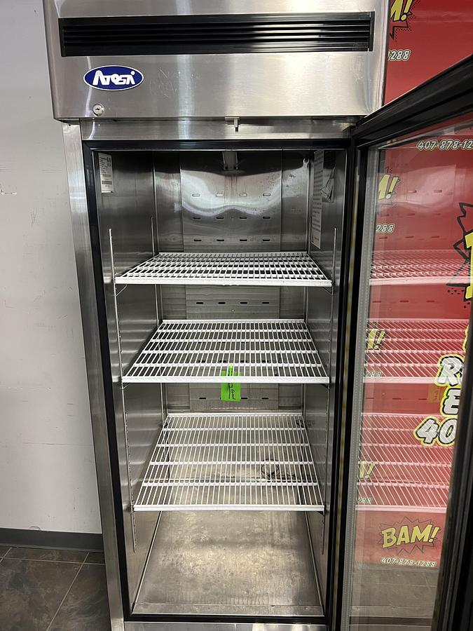 Used Atosa 23 Cu. Ft. Glass Door Merchandiser Refrigerator – Commercial Display Cooler – 115V