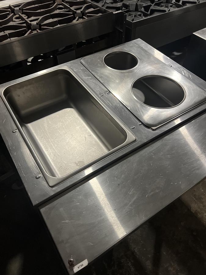Refurbished Eagle Group Stainless Steel Commercial Steam Table Food Warmer w/ Undershelf