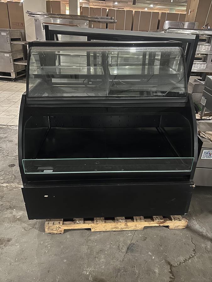 Refurbished Encore Commercial Refrigerated Display Case Curved Glass Merchandiser Deli Bakery