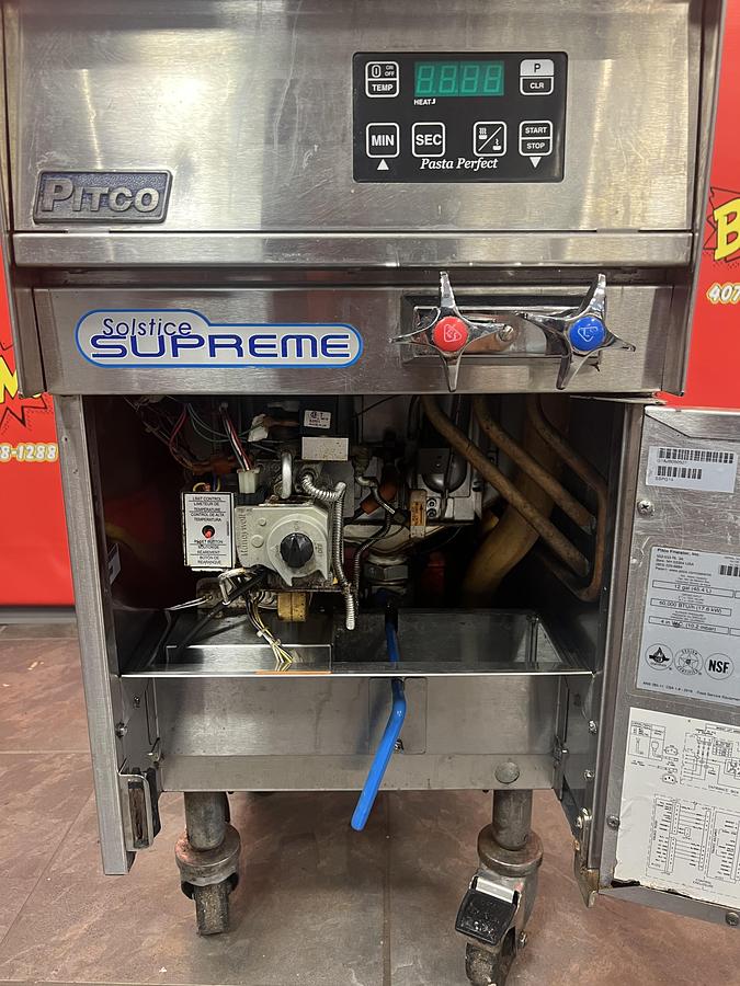 Used Pitco Solstice Supreme SSPG14 Gas Pasta Cooker