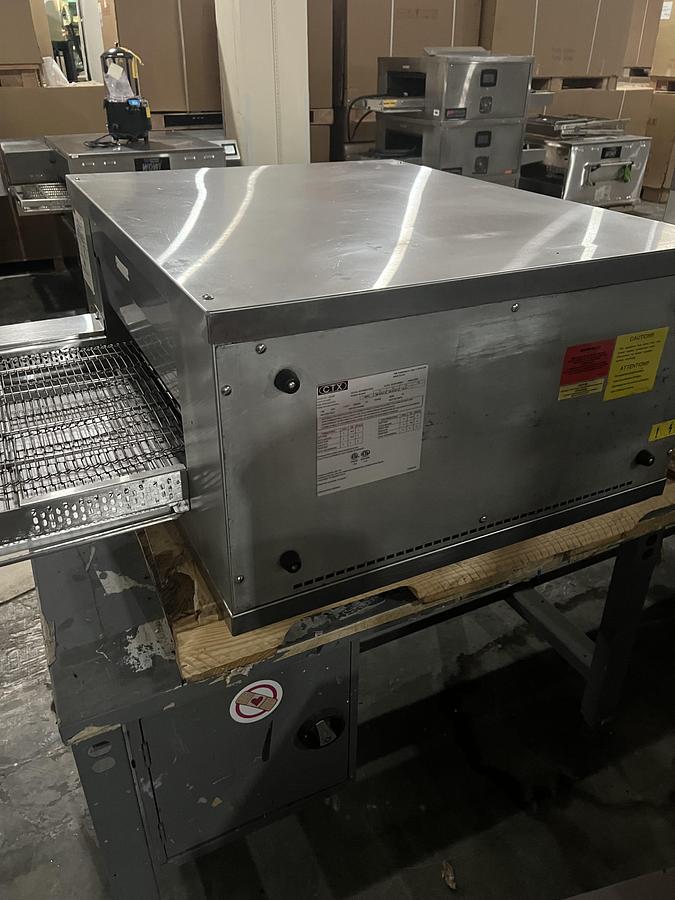 Refurbished Middleby Marshall CTX DCT3 Commercial Conveyor Pizza Oven Stainless Steel