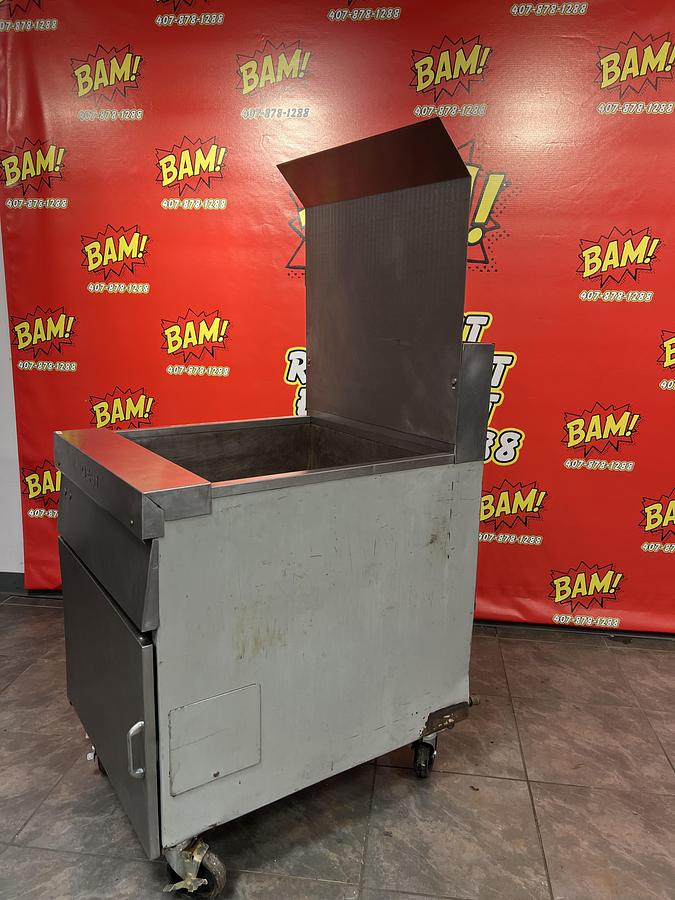 Used Dean Commercial Gas Fat Fryer with Built-In Filter System