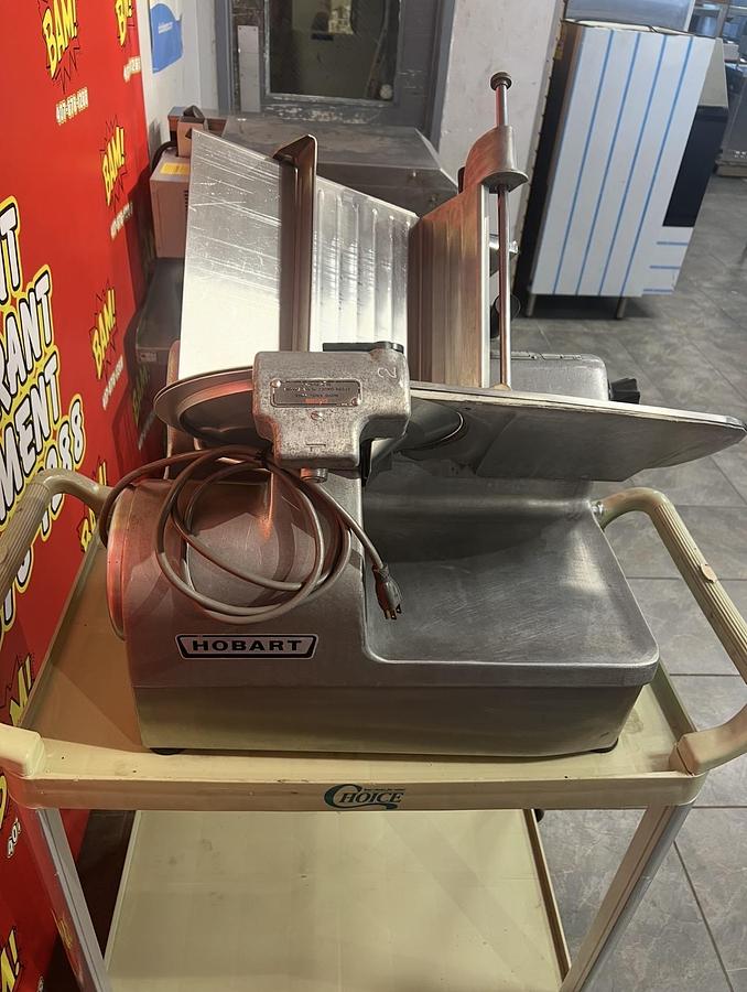 Used Hobart Commercial Manual Deli Slicer – Heavy Duty Meat & Cheese Slicer
