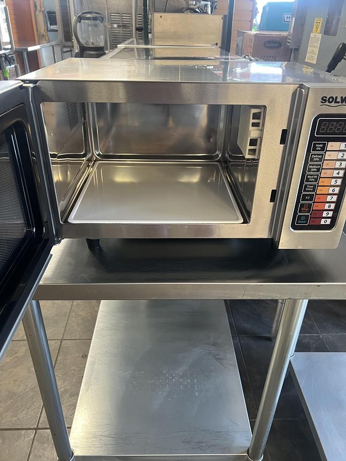Refurbished Solwave Commercial Microwave Oven Stainless Steel Programmable Restaurant Microwave