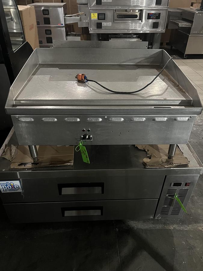 Refurbished Accu-Steam Commercial Electric Flat Top Griddle Heavy Duty Stainless Steel