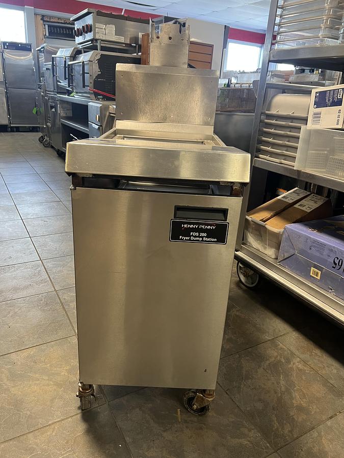 Used Henny Penny FDS-200 Fryer Dump Station Holding Station Stainless Steel