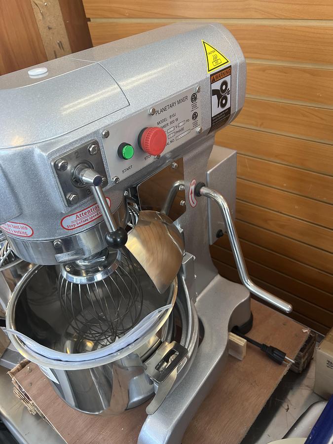 Used Elite B10J 10 Qt Commercial Planetary Mixer w/ Bowl, Hook, Whip & Paddle