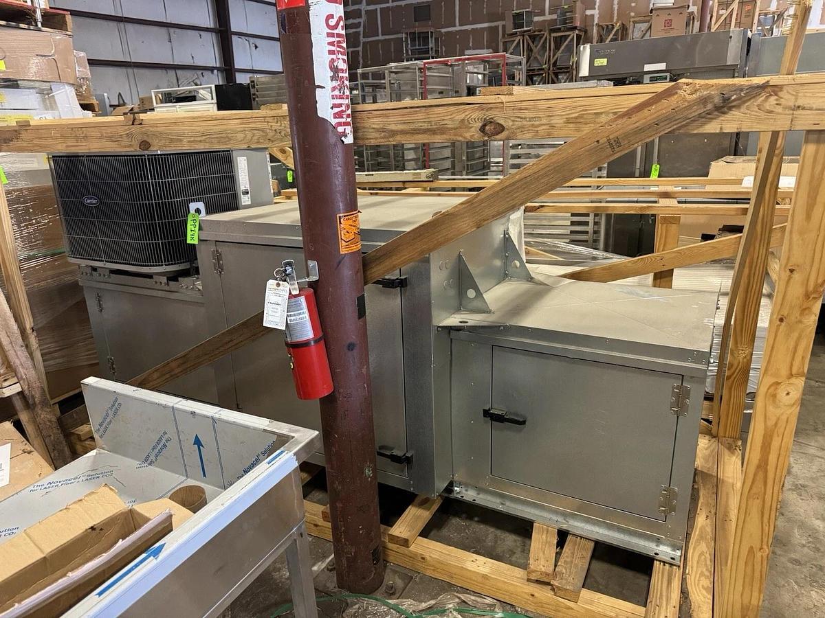 New Captive Aire Make Up Air Unit - With A/C Unit- 220v 1 Phase- 1350CFM