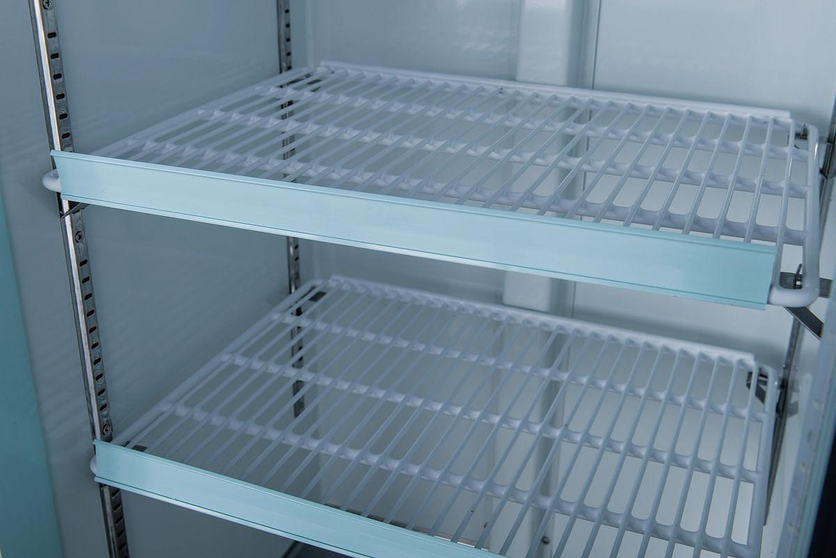 Elite Black Swing Glass Door Merchandiser Refrigerator with LED Lighting 23Cu. Ft.