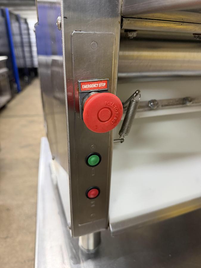 Used Somerset CDR-2000M 20" Dough Sheeter – Commercial Countertop Dough Roller – 115V – Tested & Working