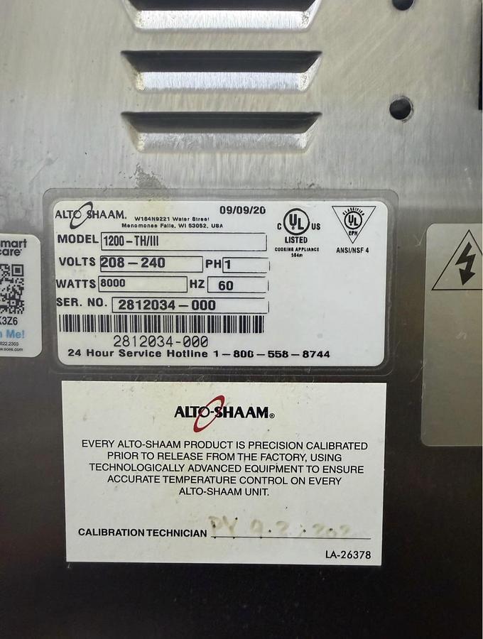 Used Alto-Shaam Halo Heat 2-Door Heated Holding Cabinet – Commercial Food Warmer