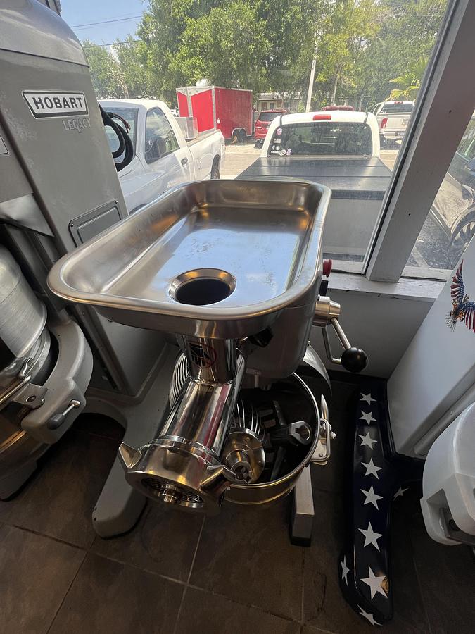 Used ELITE 30 QT COMMERCIAL MIXER WITH MEAT GRINDER ATTACHMENT
