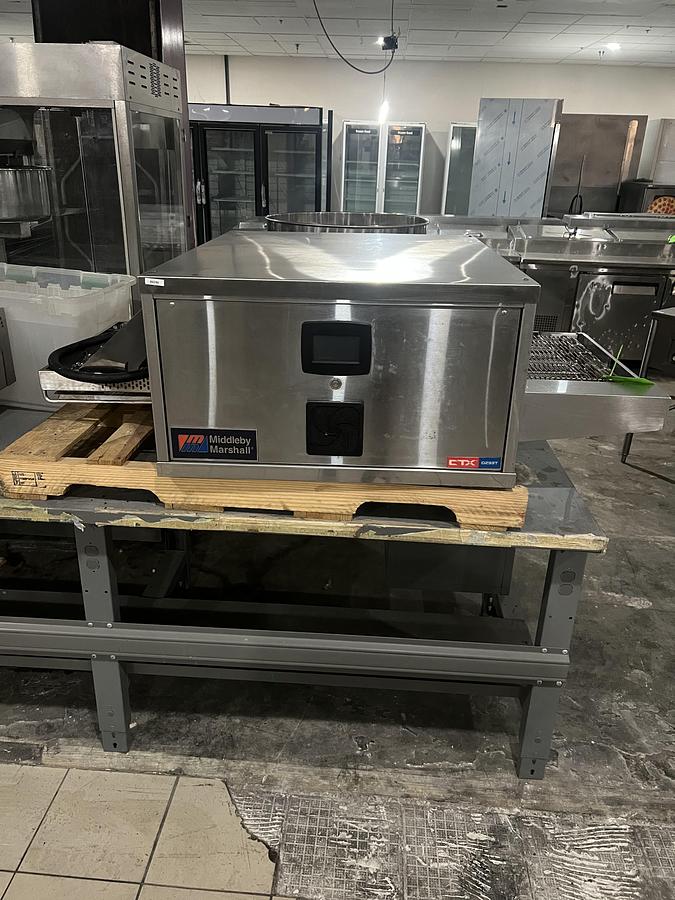 Refurbished Middleby Marshall CTX DCT3 Commercial Conveyor Pizza Oven Stainless Steel