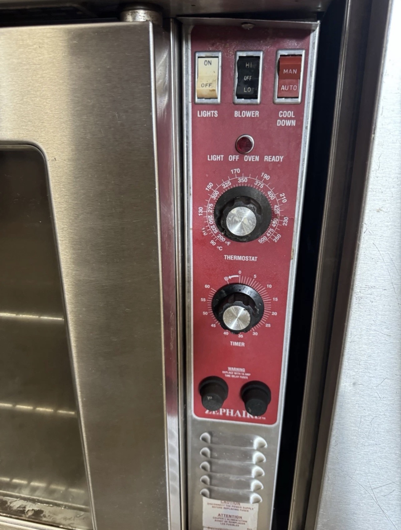 Refurbished BLODGETT ZEPHAIRE-100-G DOUBLE STACK ELECTRIC CONVECTION OVEN – 208V SINGLE PHASE