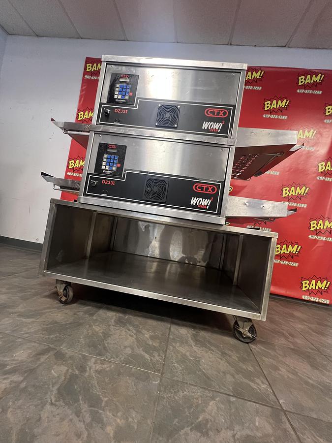 Used CTX WOW!2 DZ331 Countertop Conveyor Oven Double Stack Commercial Pizza Oven