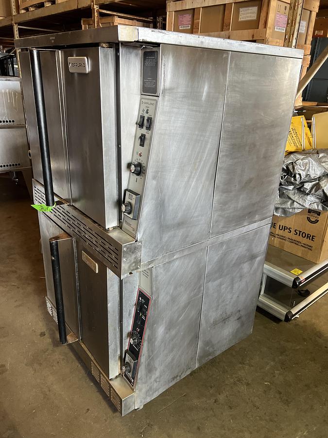 Refurbished Garland Master 200 Double Stack Commercial Gas Convection Oven Stainless Steel