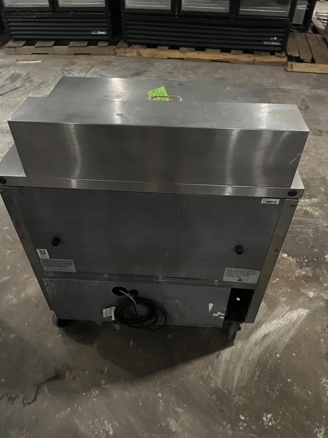 Refurbished Beverage-Air 2 Door Refrigerated Prep Table w/ Hinged Lid