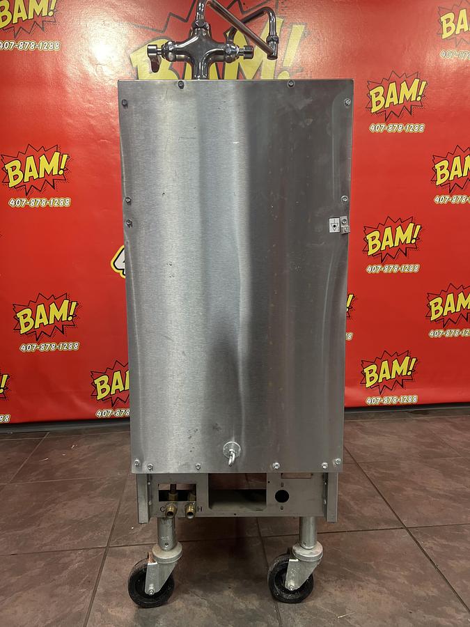 Used Pitco Solstice Supreme SSRS14 Stainless Steel Rinse Station / Dump Station NSF