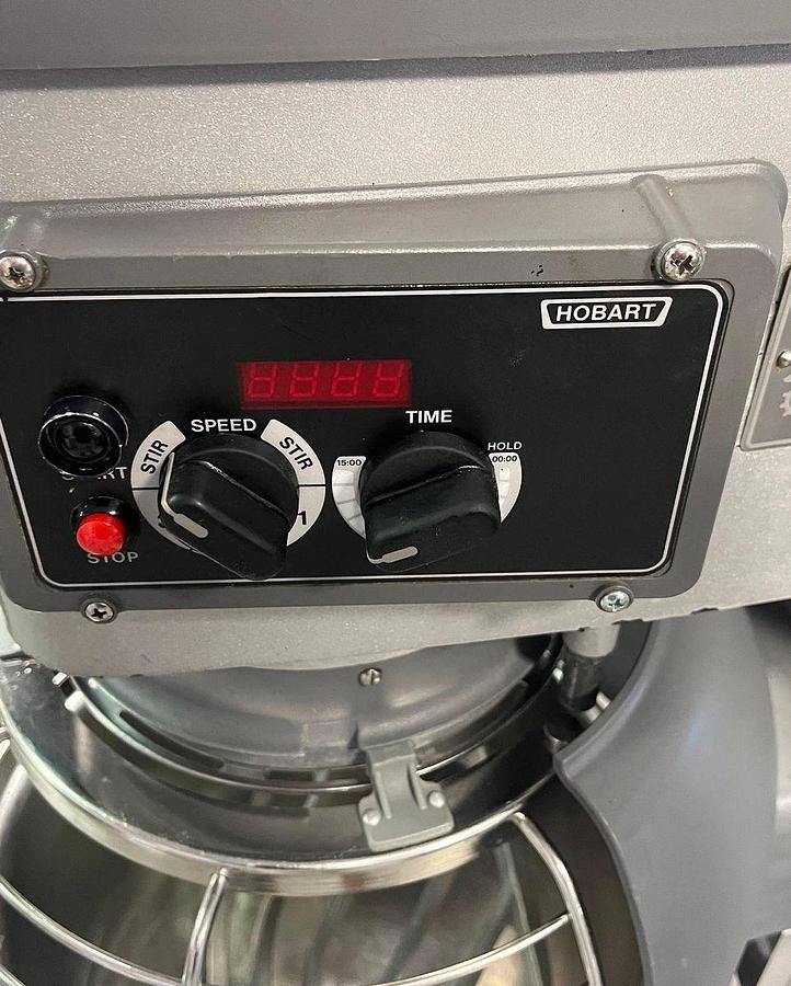 Used Hobart HL400-1 Legacy 40-Quart 3-Speed 1 1/2 HP All-Purpose Commercial Planetary Mixer With Attachment, 200-240 Volts, 1-phaseHobart HL400-1 Legacy 40-Quart 3-Speed 1 1/2 HP All-Purpose Commercial Planetary Mixer With Attachment, 200-240 Volts, 1-...