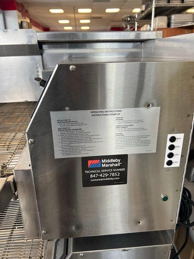 Used Middleby Marshall PS638G-2 65” Gas Double Impingement Conveyor Oven - Natural GasMiddleby Marshall PS638G-2 65” Gas Double Impingement Conveyor Oven - Natural Gas