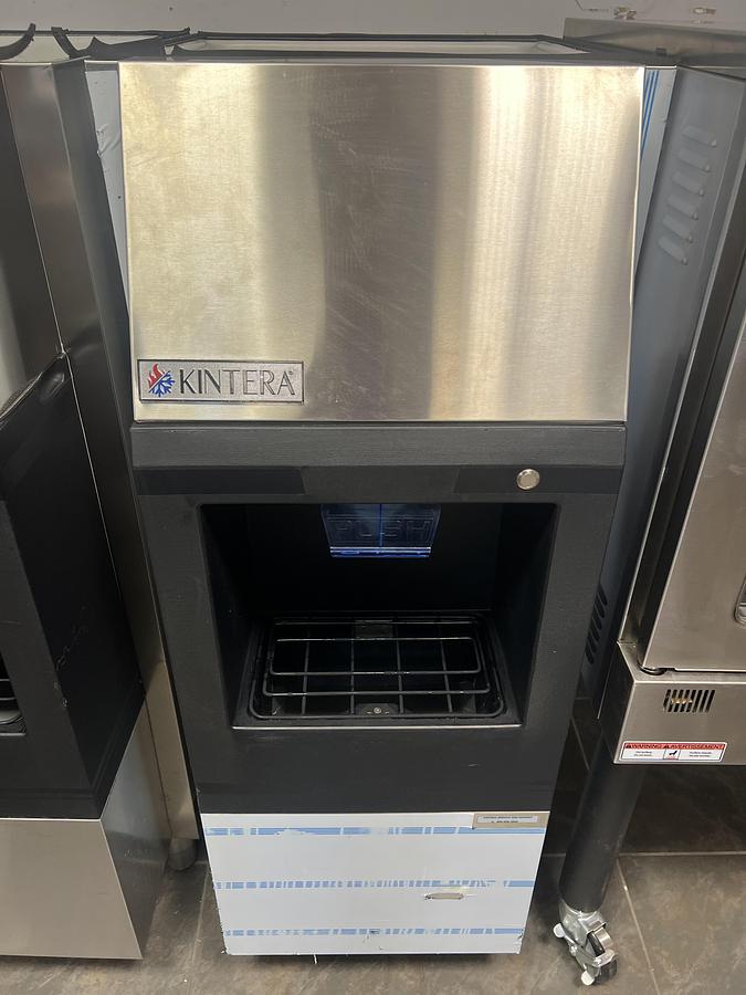 Refurbished Kintera Commercial Ice Dispenser Stainless Steel Push Style Restaurant Hotel