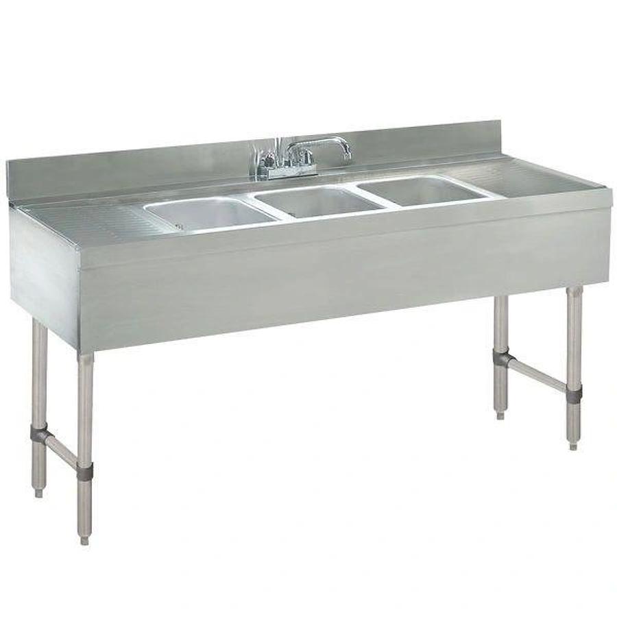 60" 3 Compartment Sink