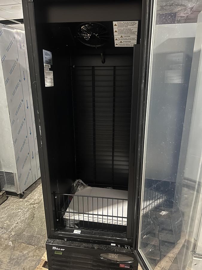 Refurbished Turbo Air 1 Door Glass Merchandiser Refrigerator Commercial Display Cooler