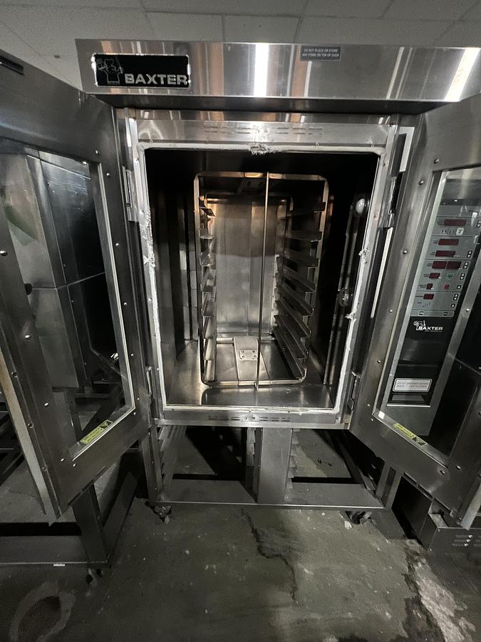 Refurbished Baxter Rotating Rack Oven Commercial Bakery Convection Oven Digital Controls
