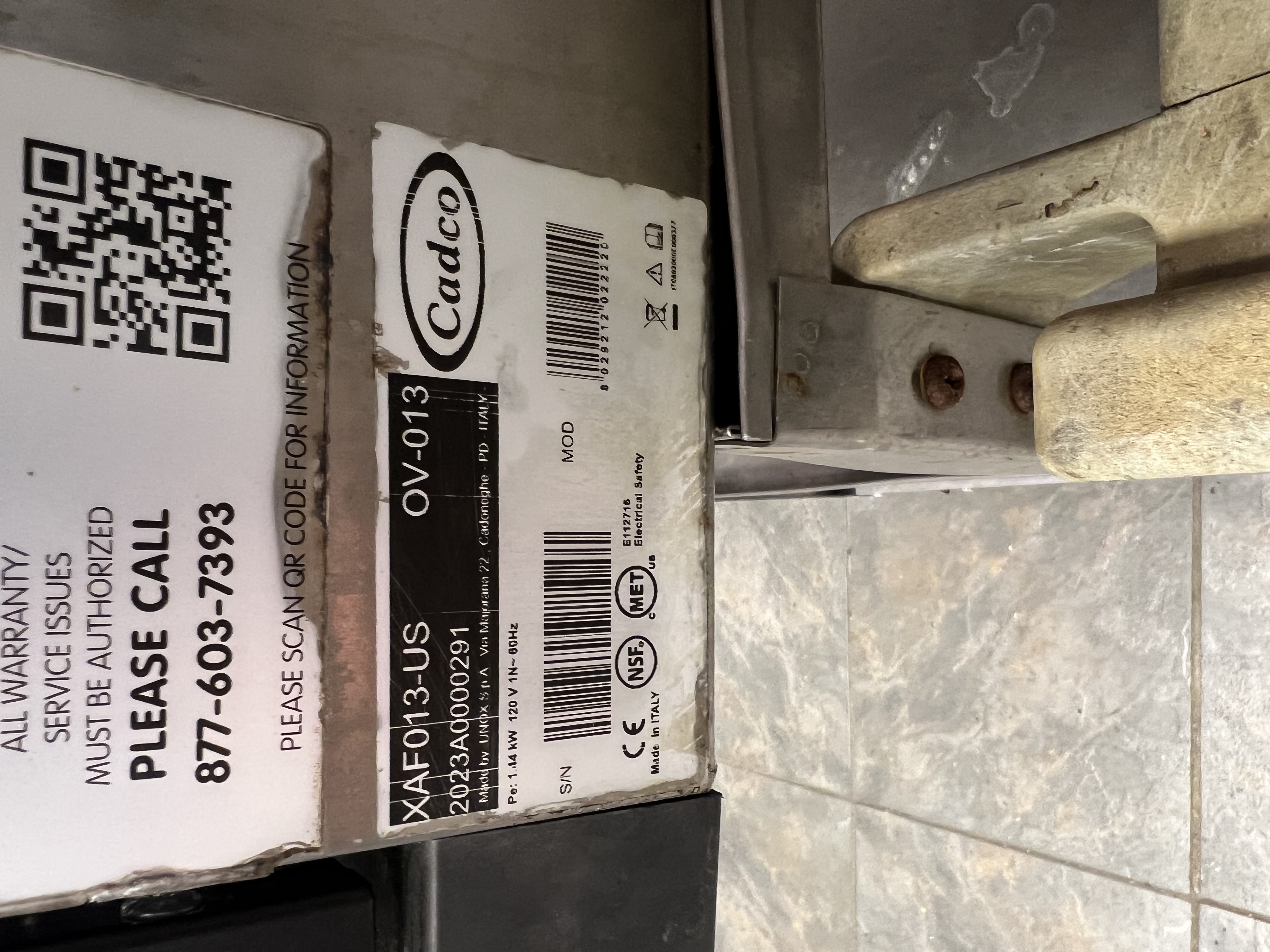 Refurbished Cadco Lisa Commercial Countertop Convection Oven Stainless Steel Bakery Restaurant