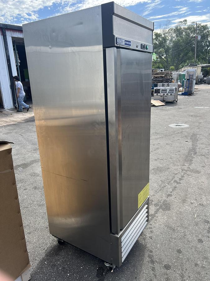 Kratos 1 Door Commercial Reach-In Freezer Stainless Steel on Casters