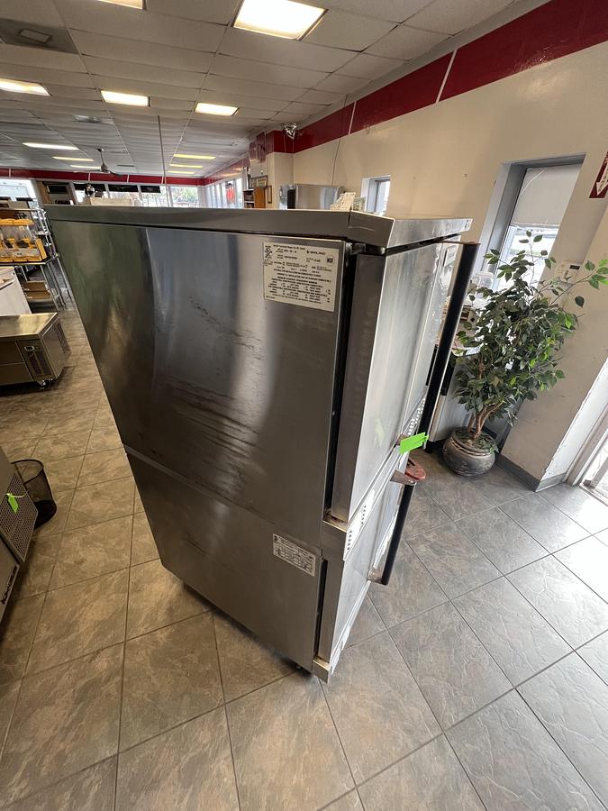Used Garland Master 450 Double Stack Natural Gas Convection Oven – Double Deck Commercial Bakery Oven