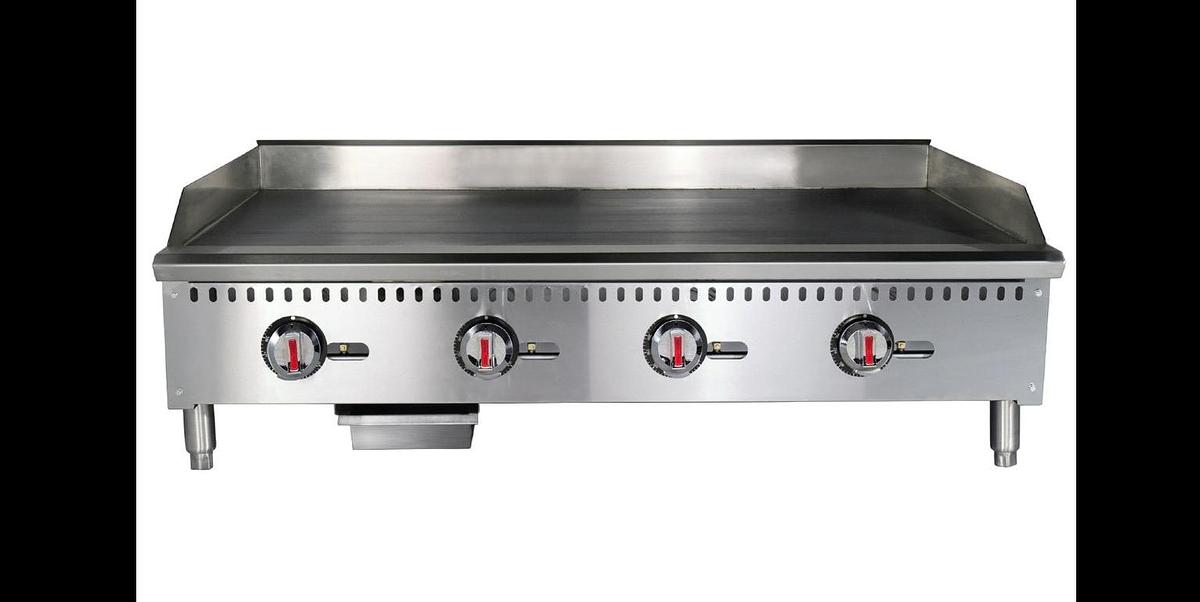 ELITE ETFG-48 Thermostatic Countertop Gas Griddle, 48" | 120,000 BTU
