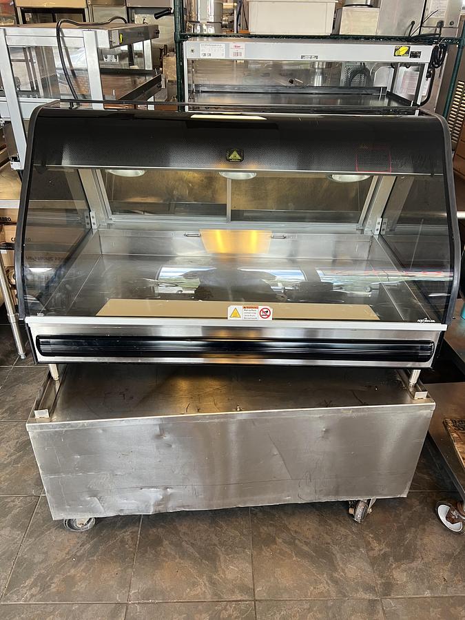 Refurbished Alto-Shaam ED2-48 Heated Food Display Case – 48” Curved Glas