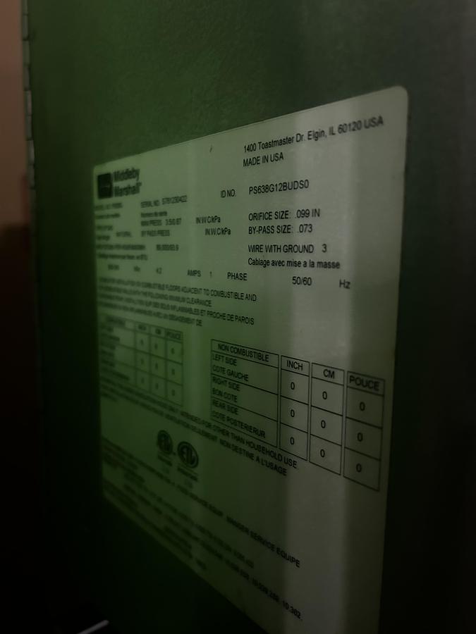 Used Middleby Marshall WOW! Conveyor Oven