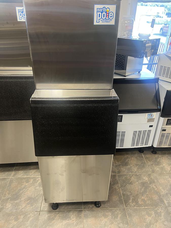 North Pole 350# Ice Machine with 275# Bin