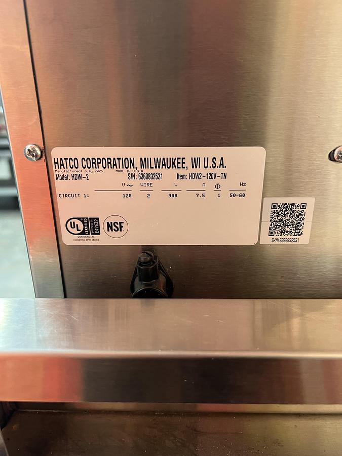 Used Hatco 2 Drawer Warmer