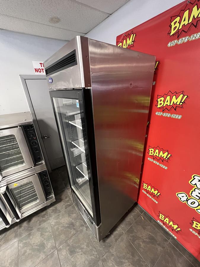 Used Atosa 23 Cu. Ft. Glass Door Merchandiser Refrigerator – Commercial Display Cooler – 115V