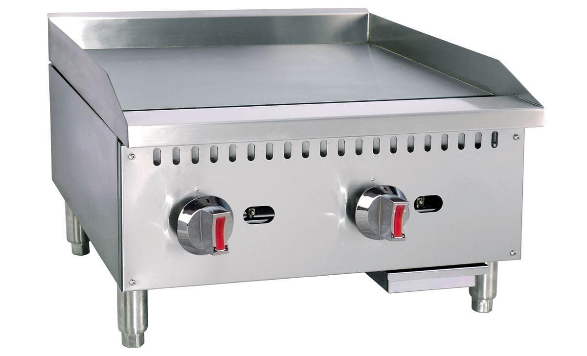 ELITE ETFG-24 Thermostatic Countertop Gas Griddle, " | 90,000 BTU