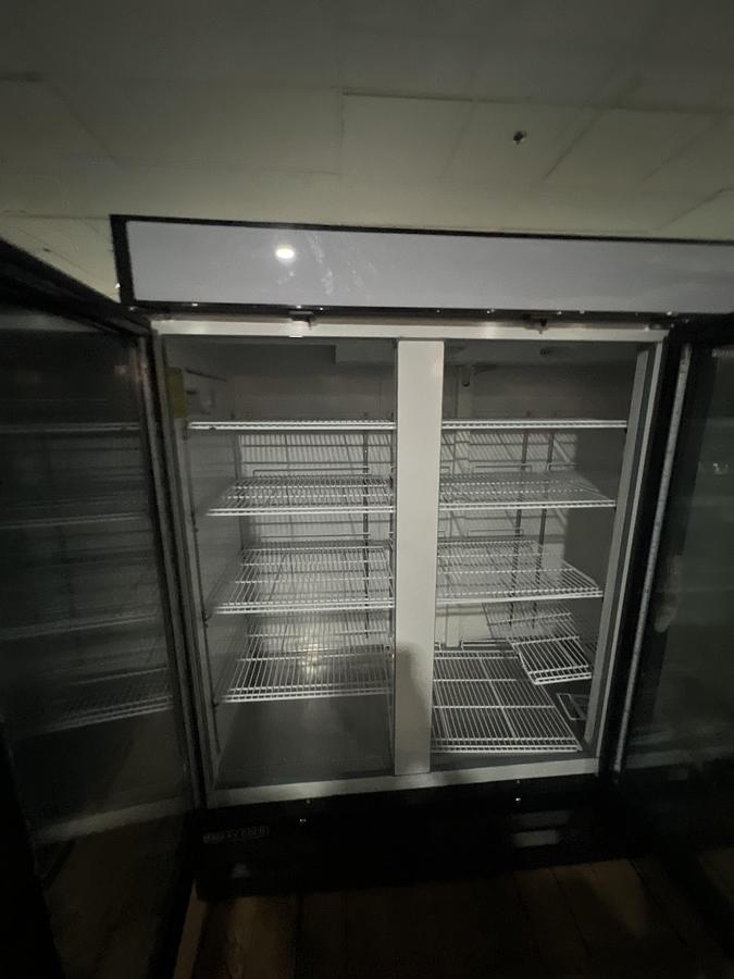 Refurbished Maxx Cold 3 Door Glass Merchandiser Freezer Commercial Display Reach-In