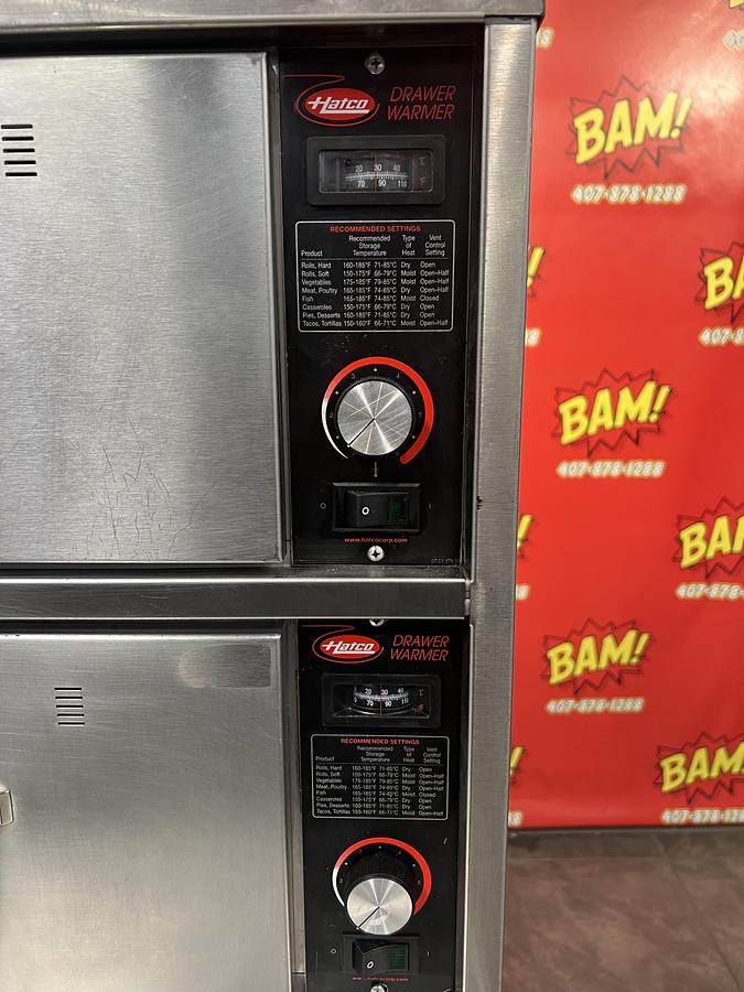 Used Hatco 2 Drawer Warmer