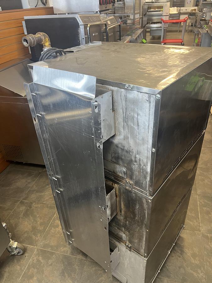 Used Commercial Triple Drawer Heated Holding Cabinet