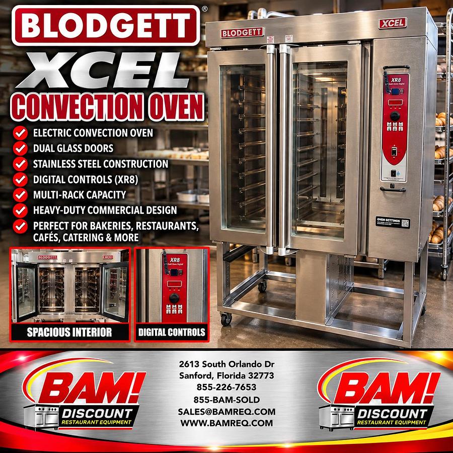 Refurbished Blodgett XCEL XR8 Electric Convection Oven Commercial Bakery Restaurant Digital