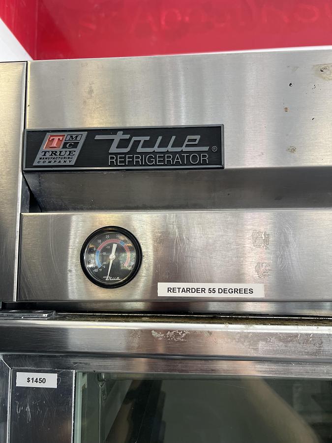 Used True Glass Door Reach-In Refrigerator Commercial Merchandiser Cooler