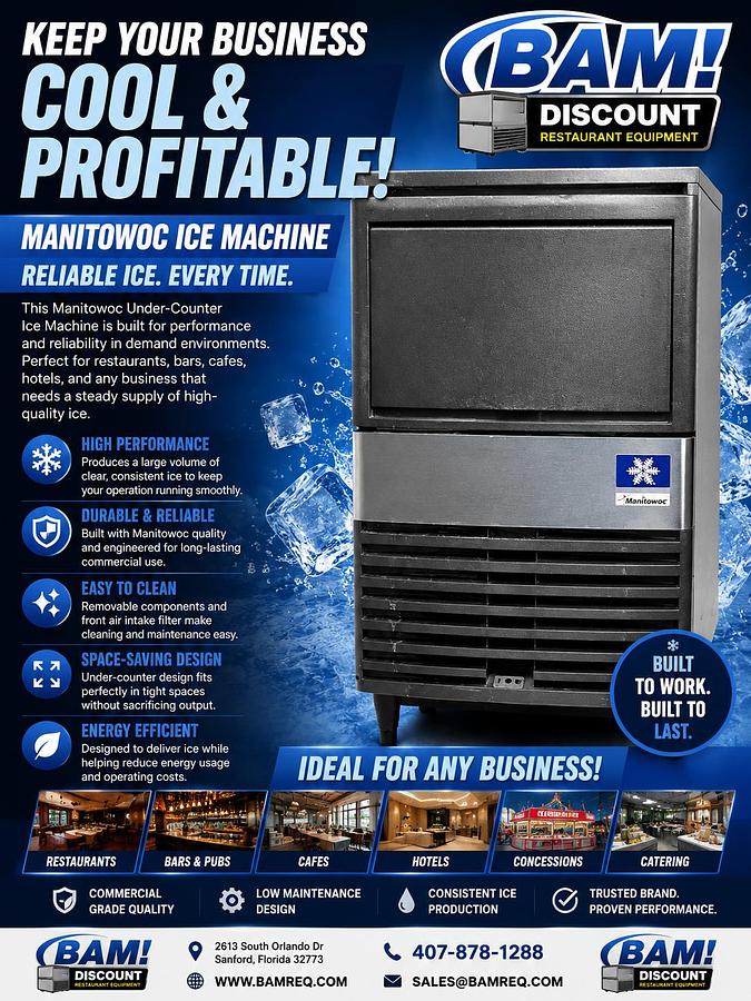 Used Manitowoc Commercial Undercounter Ice Machine