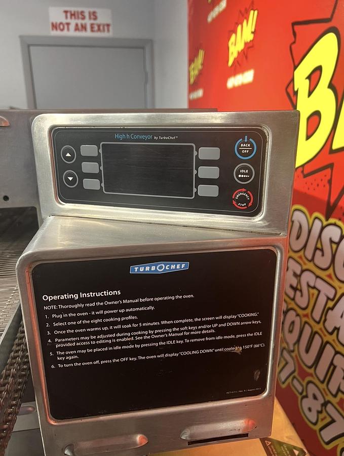 Used TurboChef HIGH h Commercial Conveyor Oven