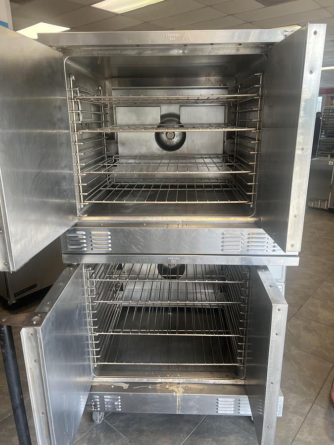 Used Garland Master 450 Double Stack Natural Gas Convection Oven – Double Deck Commercial Bakery Oven